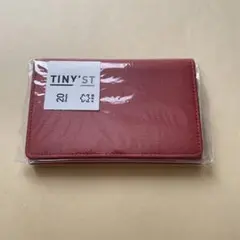 TYNY'ST 名刺入れ カードケース グレイッシュレッド