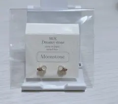 MUK Dreamy stone ノンホールピアス
