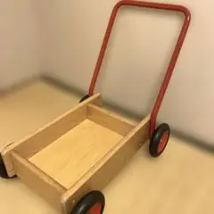 木製手押し車　カタカタ　木製おもちゃ　ヨーロッパ製