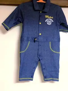 ネイビー ポロシャツスタイルロンパース 60cm~70cm