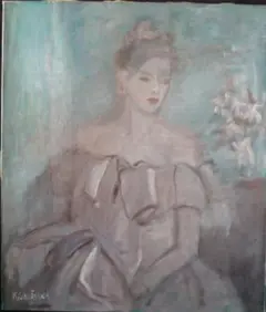 大澤 喜一　油絵　額縁付き 大澤 喜一 油絵 額縁付き