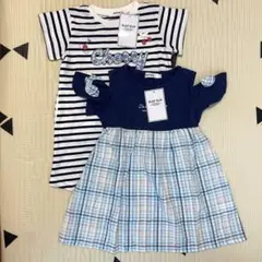 【新品タグ付き】 SLAPSLIP スラップスリップ　半袖ワンピース　100