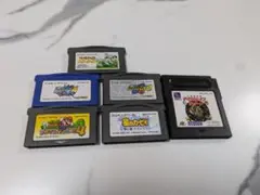 ゲームボーイアドバンス等 マリオ、ロックマン等ソフト6本セット