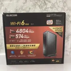 【お買い得】ELECOM Wi-Fi 6 無線LANルーター 4804Mbps