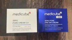 MEDICUBE ZERO PORE 2.0 & ONE DAY CREAM