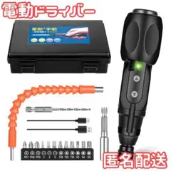【未使用】電動ドライバー ボールグリップ USB 充電式 小型 軽量 ドライバー