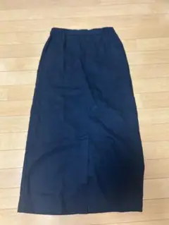 黒　タイトスカート 裏地なし夏用