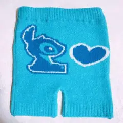 あったか毛糸 インナーパンツ 1分丈 ディズニー スティッチ
