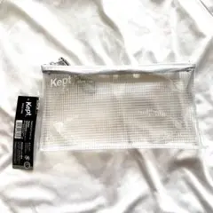 【新品・未使用】kept クリアペンケース ライトグレー ペンケース 筆箱 韓国