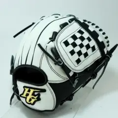 ハイゴールド HIGOLD 内野手用 硬式グローブ 黒 白 右利き