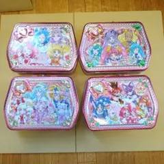 プリキュア　キラピカ手提げ缶　4種類