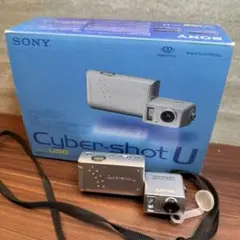 希少 SONYサイバーショットDSC-U50 動作確認済み ソニー、サイバーショットUの回転レンズモデル「DSC-U50」