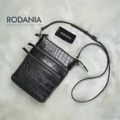 新品✨RODANIA ロダニア マットクロコダイル スリムポシェット ショルダー