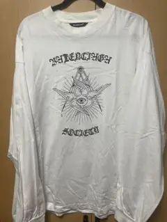 BALENCIAGA フリーメイソンロゴ ロンT