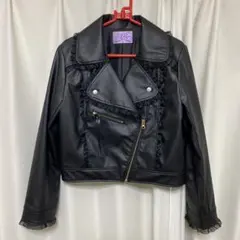 Angelic Ptetty ライダースジャケット　アイボリー　未使用 2025年最新】Angelic Pretty レザージャケット・ライダースの