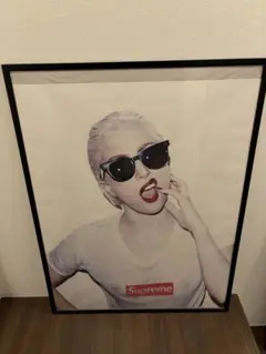 クリロナ　supreme ポスター　レディガガ　額付き Supreme - Lady Gaga Poster - UG.SHAFT