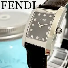584 FENDI フェンディ時計 レディース腕時計 新品ベルト 12Pダイヤ
