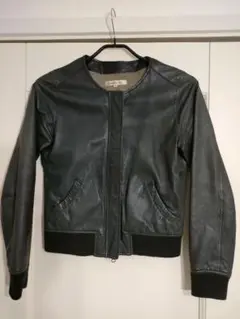 美品✦UNITEDARROWSユナイテッドアローズ　レザージャケット　L　グレー