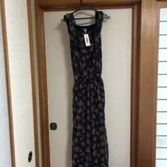新品w♥c 花柄ドット オールインワン