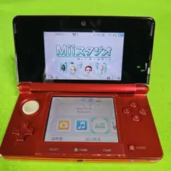 ニンテンドー3DS 本体 レッド【ジャンク品】
