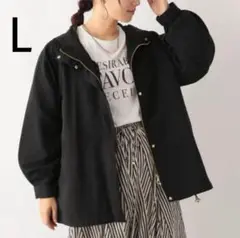 GLOBAL WORK キルトライナー付き 3WAY撥水マンパ ブラック L