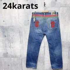 24karats 24カラッツ 初期 セルビッチ ストレートデニム ジーンズ L