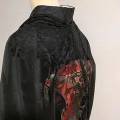 数量限定再入荷☆ 羽織 レース 長羽織 ショール レディース 着物 ブラック 黒