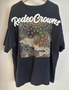 ロデオクラウンズ バンダナ柄 Tシャツ