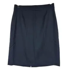 1913【ミスジュンコ】スカート 膝丈 台形 スーツ オフィス 毛97％ XL