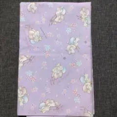 生地　オックス　サンリオ　キキララ　薄紫