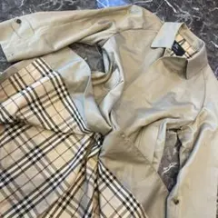 BURBERRY バーバリー カシミヤ混 ノバチェック ステンカラーコート