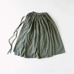 POOL いろいろの服 巻きギャザーエプロン スカート