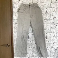 グレー ストレートデニム