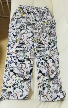 zumba 新作 カーゴパンツ スヌーピー 総柄 ズンバウェア ズンバ ZUMBA X Peanuts スヌーピー カーゴパンツ ホワイト