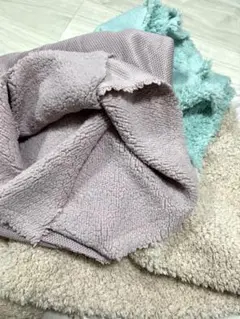 ボア生地 ハギレセット３種類