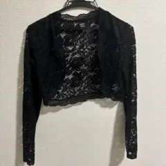 SHEIN 黒 レース カーディガン EU 36
