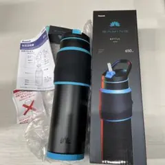 ゲーミングボトル　650ml AKX-R65 ピーコック　保冷　ストロー