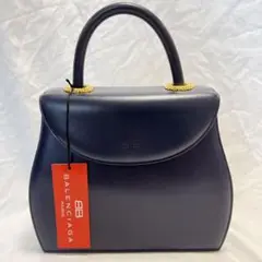 『未使用』BALENCIAGA バレンシアガ ハンドバッグ ネイビー