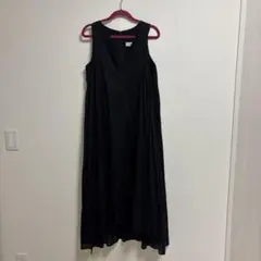 Mansart 黒 ノースリーブ ロングワンピース