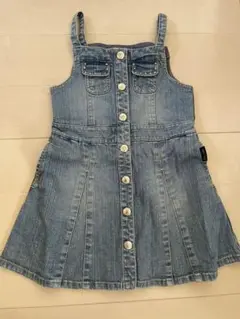 61 anyFAM 100cm ジャンパースカート ジャンスカ デニム