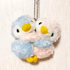 テイクオフ ハグするペンギンのボールチェーンマスコット 平成レトロ