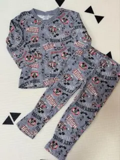 MICKEY MOUSE ミッキー ロンT レギンス　セット　グレー　95サイズ