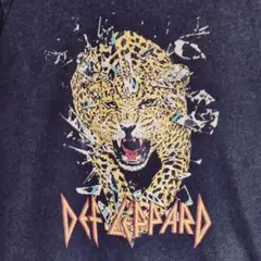 Tシャツ ダークグレー バンT デフ・レパード Mサイズ 希少