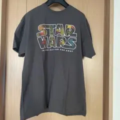 【美品】STAR WARS グレー Tシャツ アメリカ古着 LG/GG