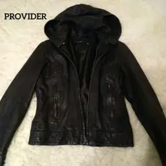 PROVIDER ラムレザーライダースジャケット