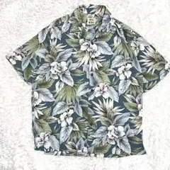 オープンカラー　Hawaii製　USA製 アロハシャツ　ヴィンテージ シャツ