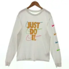 タイムセール！！【美品】Nike 長袖Tシャツ ホワイト　ナイキ　Ｌ