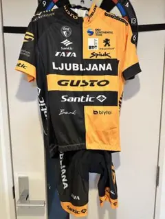 LJUBLJANA GUSTO santics サイクルジャージ　Lサイズ 2023チームljubljanaドルチェグストジャージセット夏