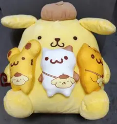 ポムポムプリン　チームプリン　ぬいぐるみ