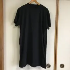 無印良品 UVカット吸汗速乾 半袖ワンピース Ｍ 黒 MUJI